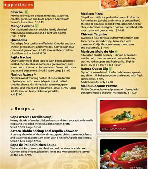 azteca tacoma|azteca restaurant menu.